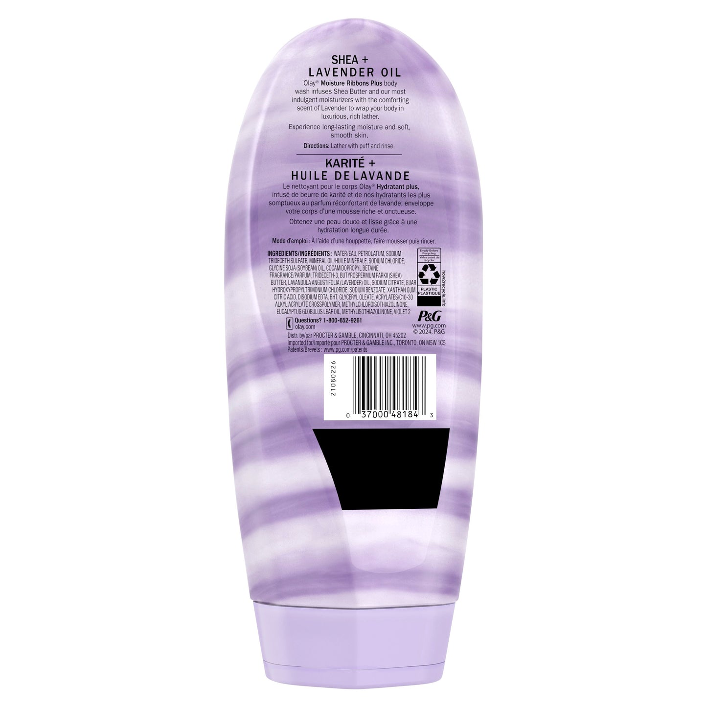 Olay Moisture Ribbons Plus Body Wash - Shea + Lavender Oil