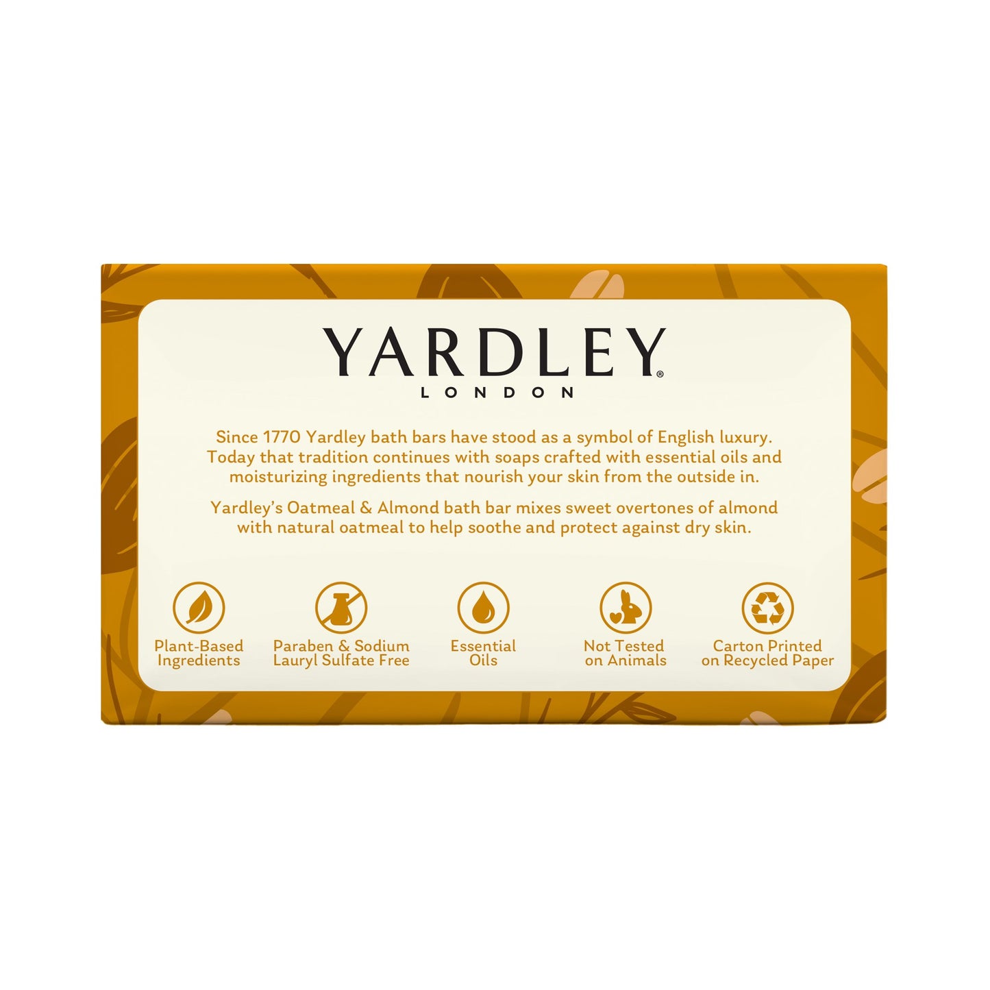Yardley London Oatmeal & Almond Bath Bar
