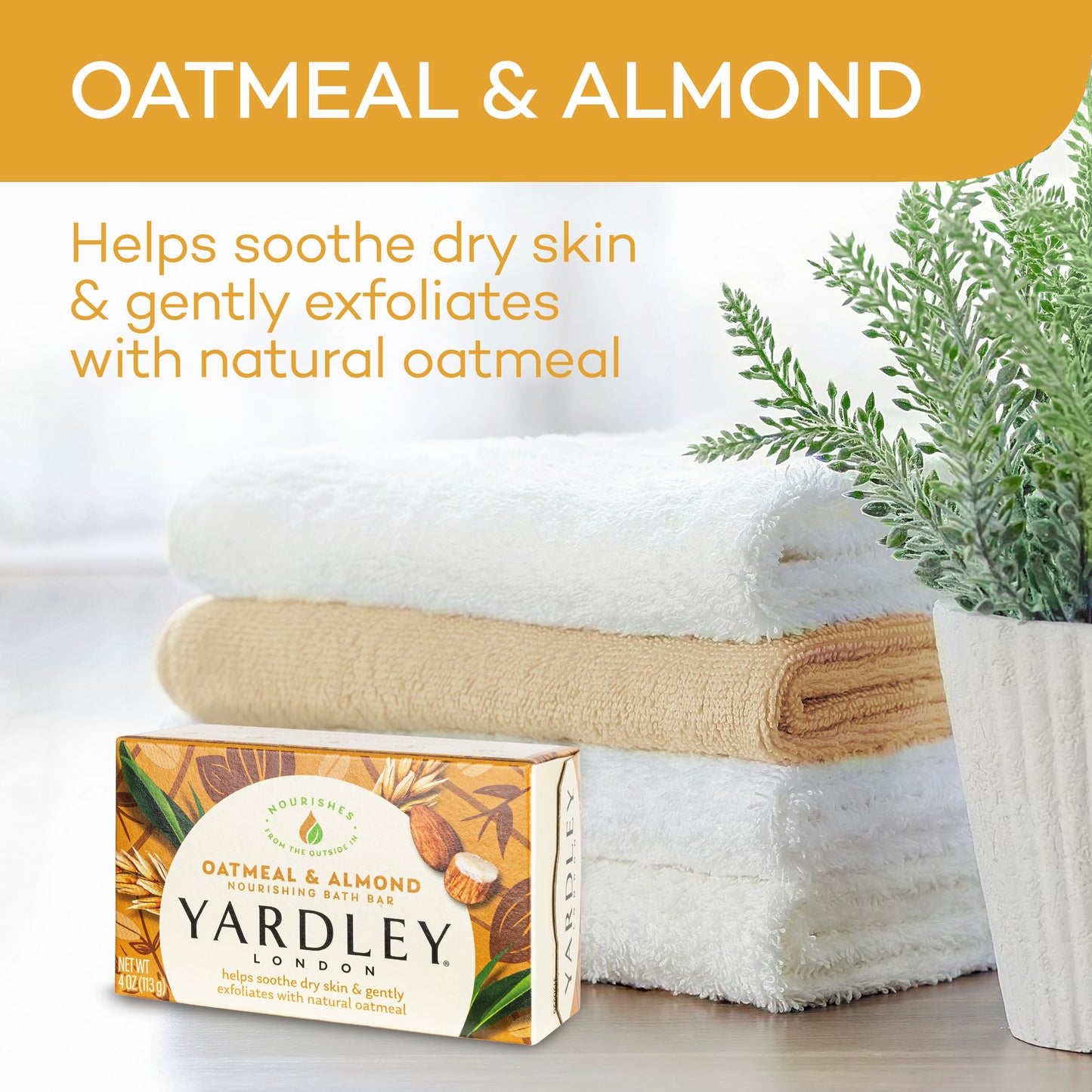 Yardley London Oatmeal & Almond Bath Bar