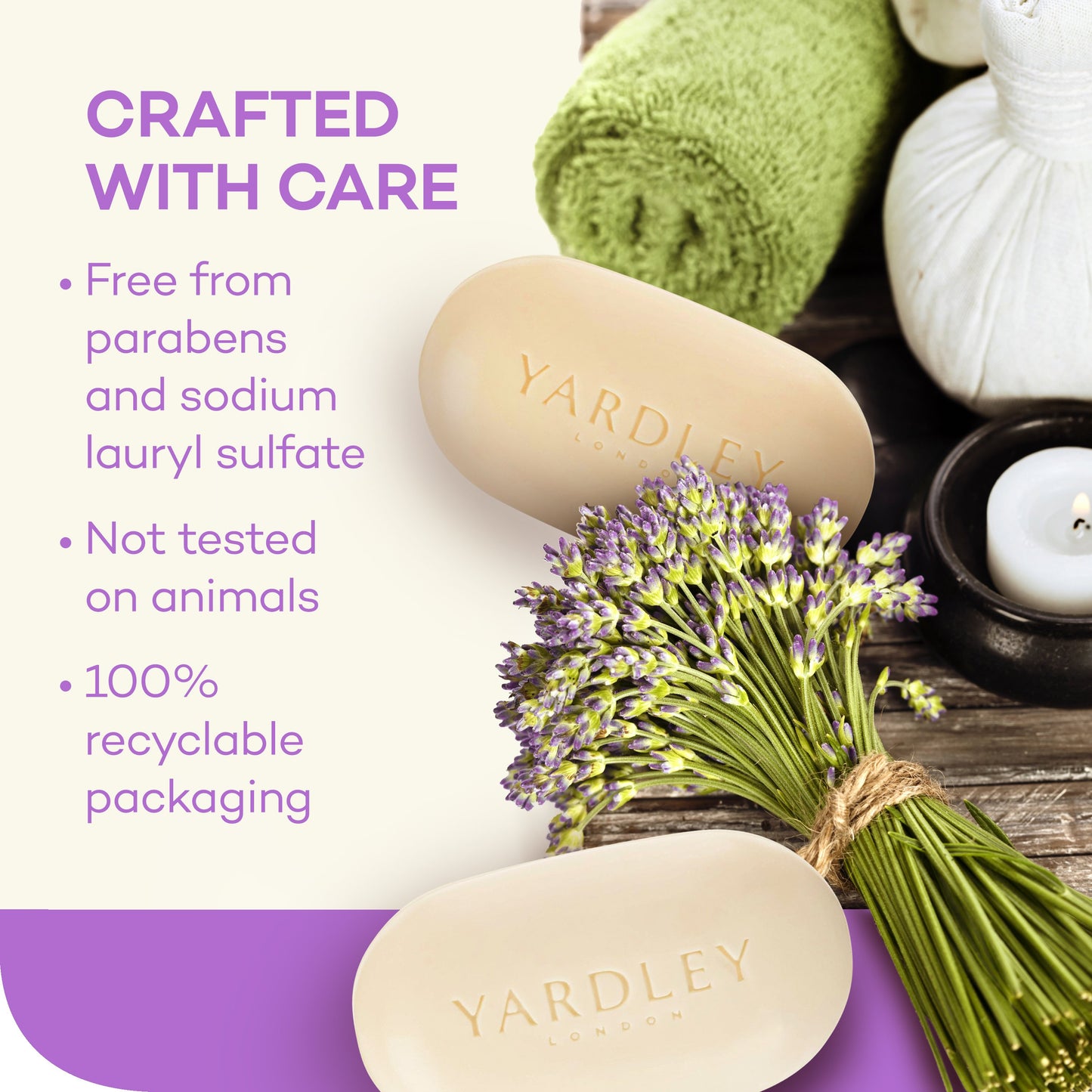 Yardley London English Lavender Bath Bar
