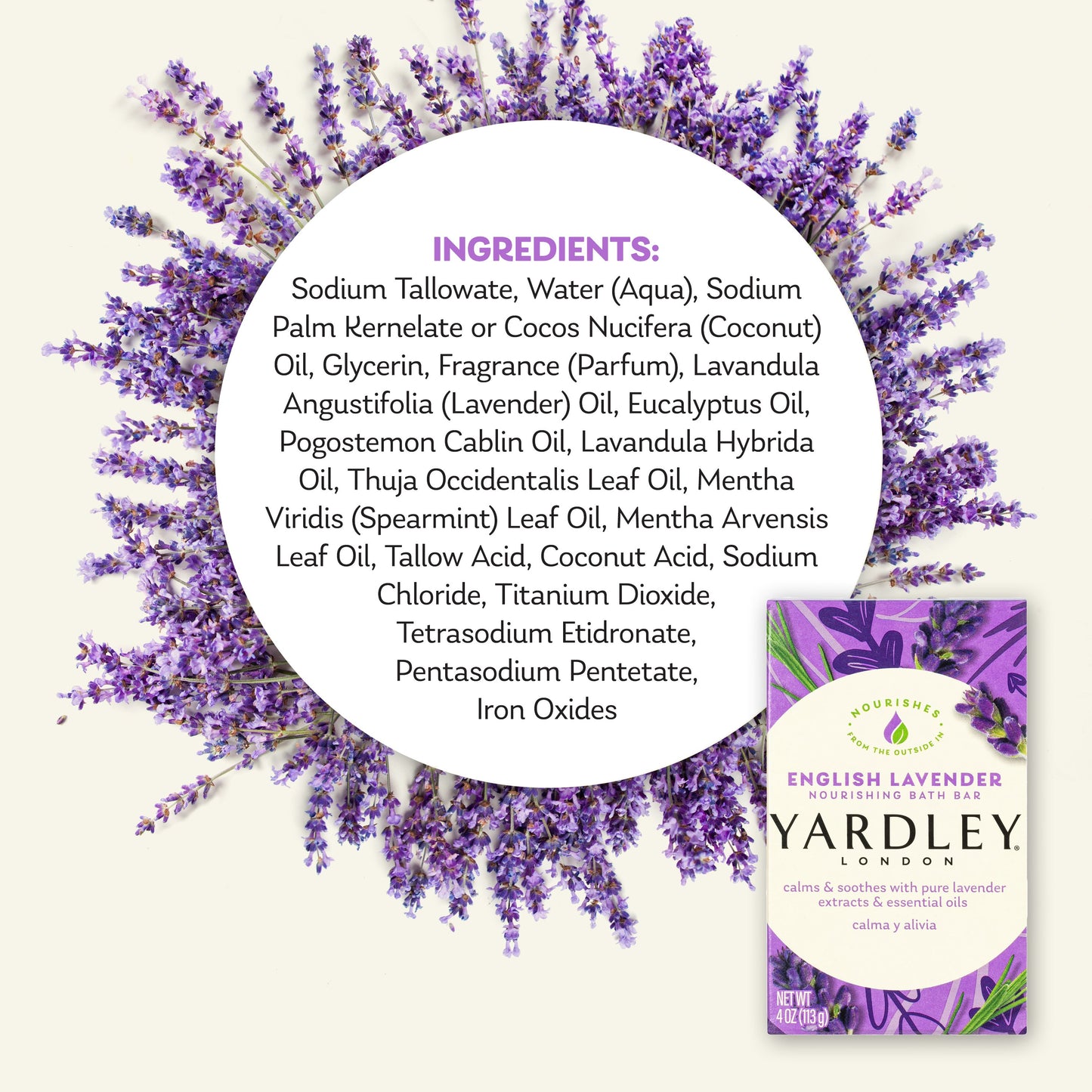 Yardley London English Lavender Bath Bar