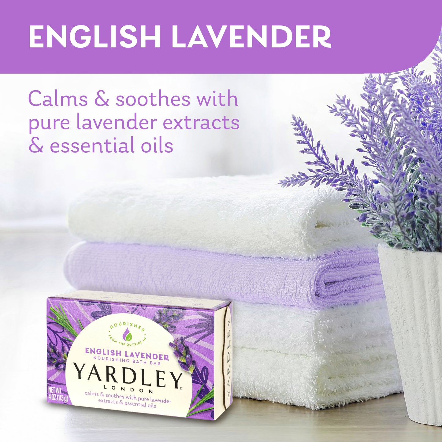 Yardley London English Lavender Bath Bar