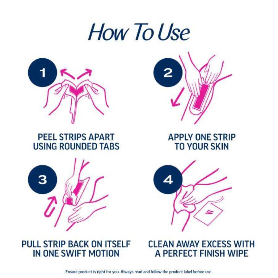 Veet Wax Strip Hair Remover Kit