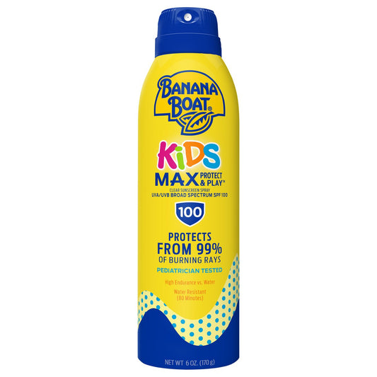 Banana Boat Kids Max Protect & Play Sunscreen Spray - SPF 100
