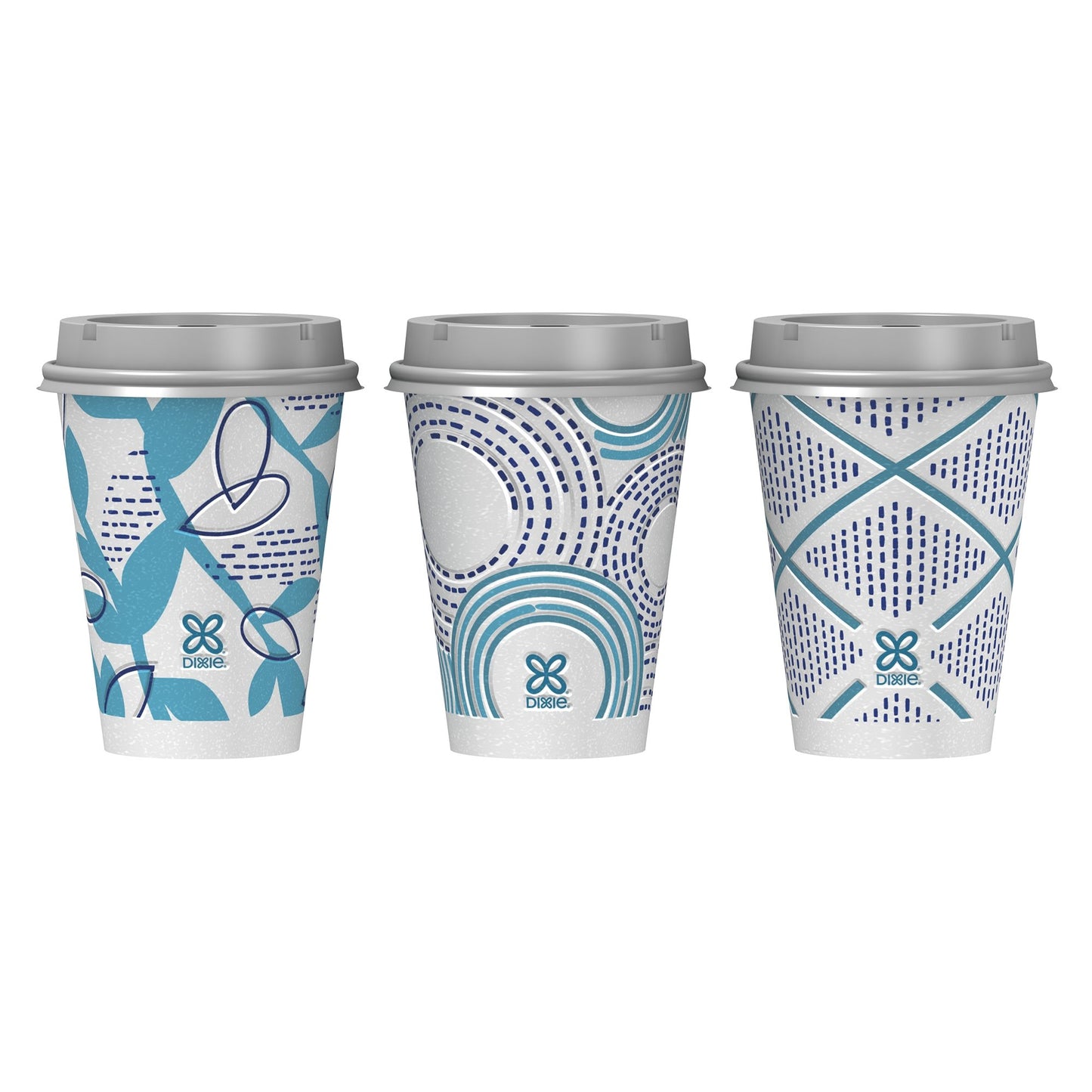 Dixie To Go 12 oz Paper Cups and Lids