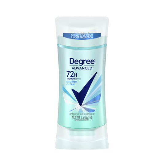 Degree 72 Hr Advanced Antiperspirant Deodorant - Shower Clean