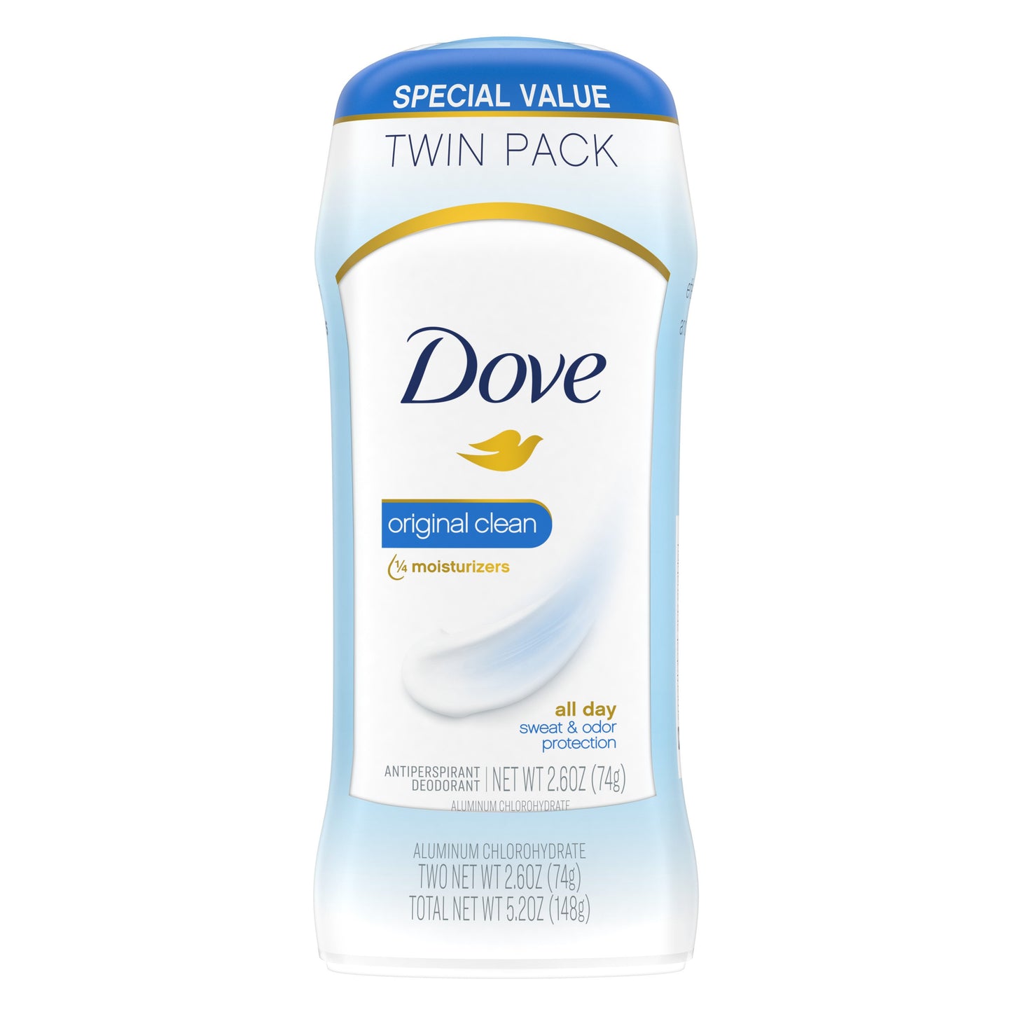 Dove Invisible Solid Antiperspirant Deodorant - Original Clean, 2.6 oz