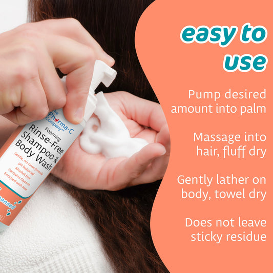 The Pharma-C-Company Foaming Rinse Free Shampoo & Body Wash