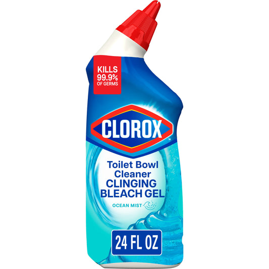 Clorox Clinging Bleach Gel Ocean Mist Toilet Bowl Cleaner