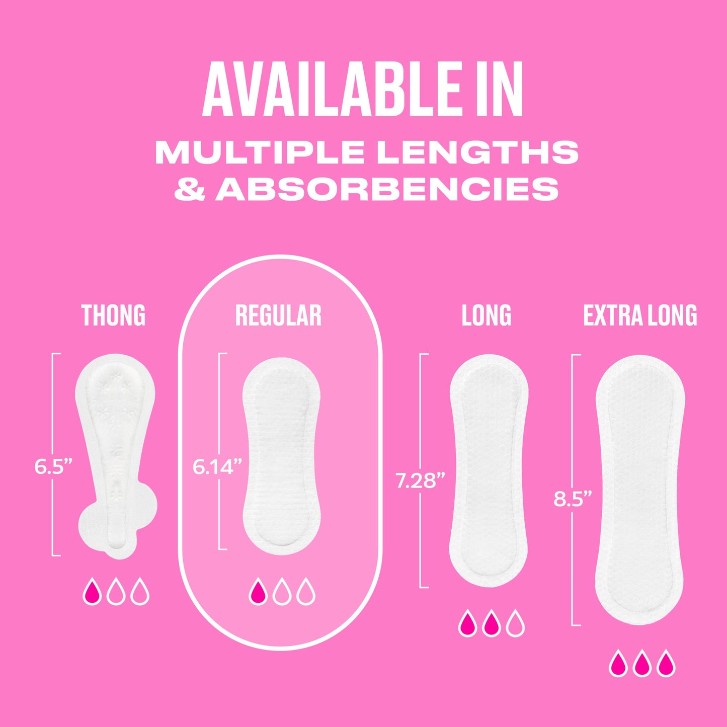 Carefree Thin Panty Liners - Wrapped, Unscented