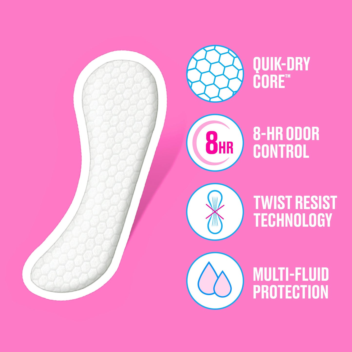 Carefree Panty Liners - Regular
