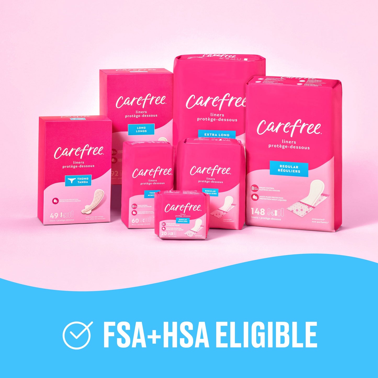 Carefree Panty Liners - Regular