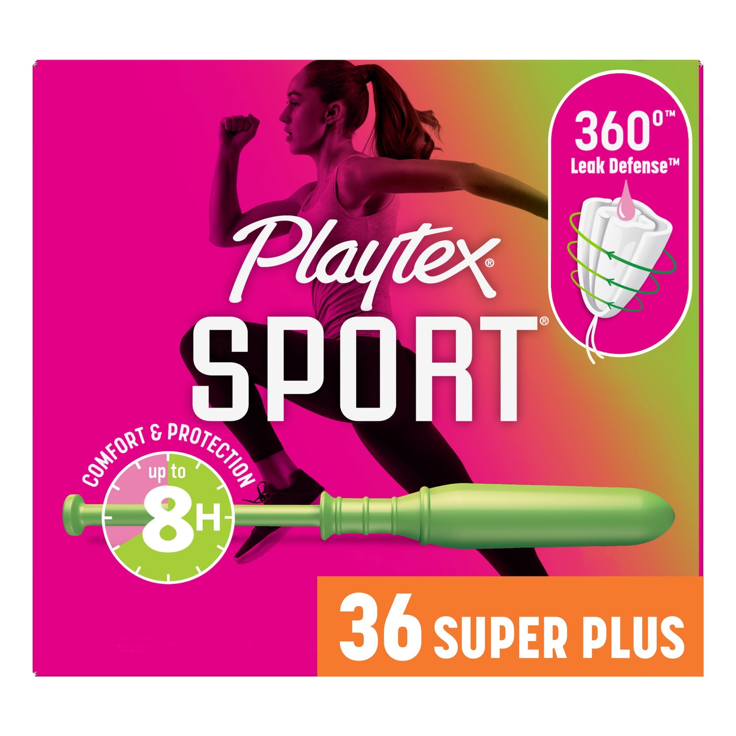 Playtex Sport Tampons - Super Plus, Unscented