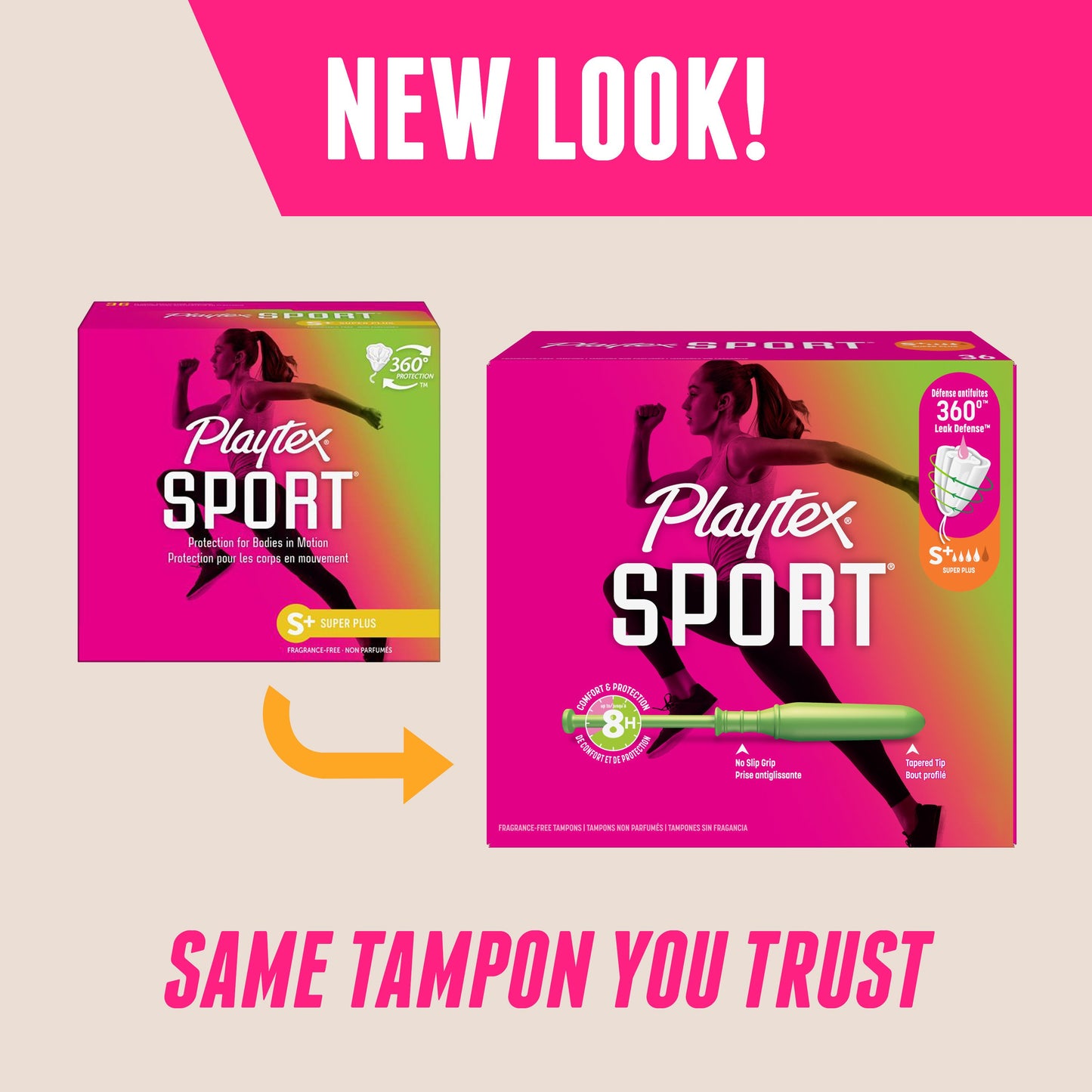 Playtex Sport Tampons - Super Plus, Unscented
