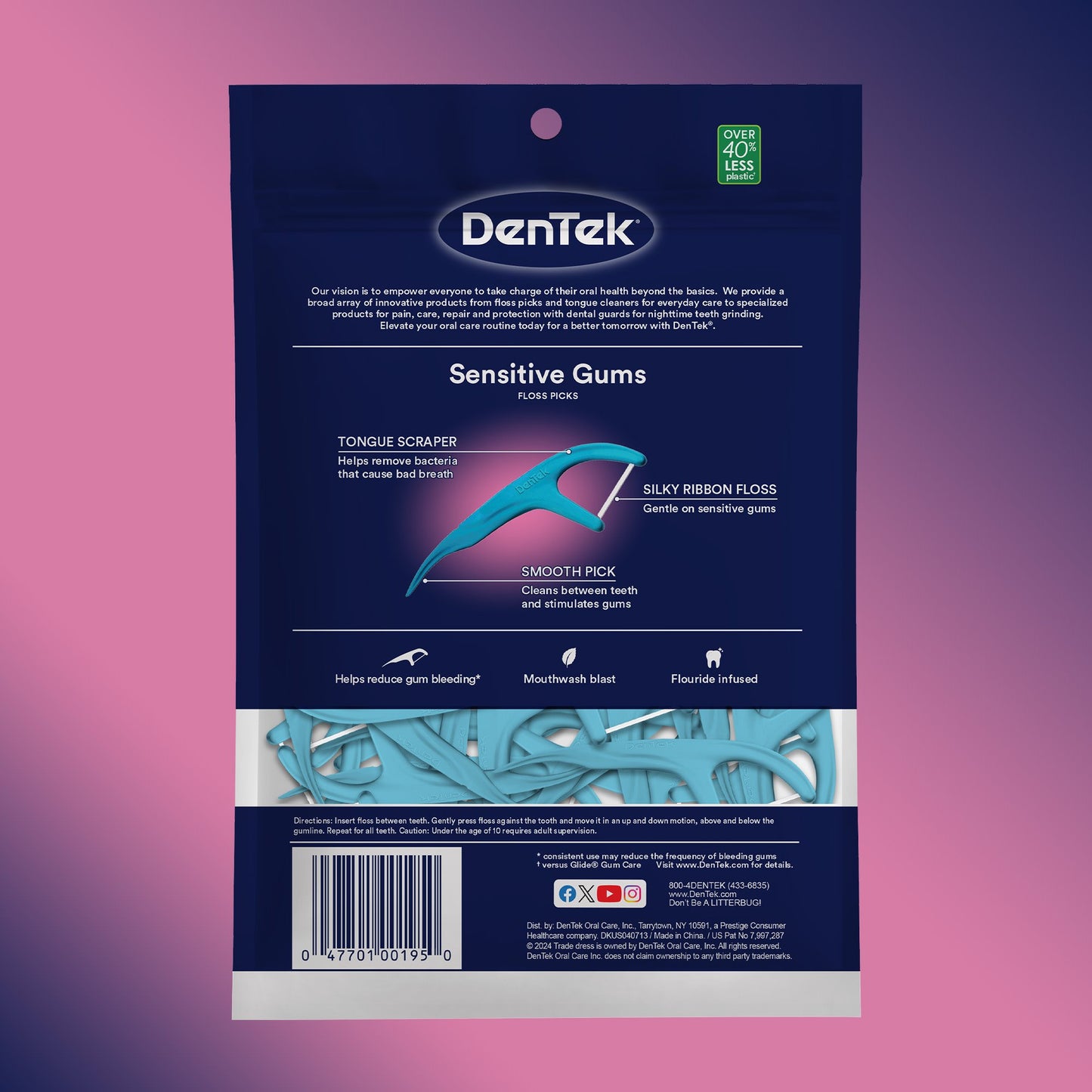 DenTek Comfort Clean Sensitive Gums Floss Picks