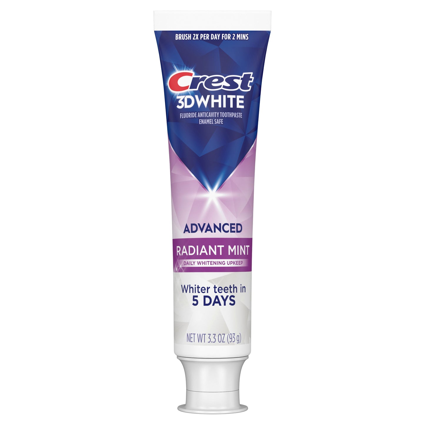Crest 3DWhite Advanced Teeth Whitening Toothpaste - Radiant Mint