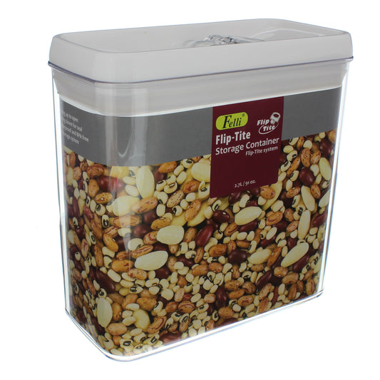 Felli Flip-Tite Rectangular Canister