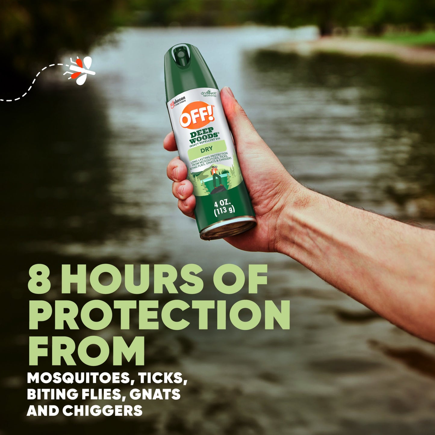 OFF! Deep Woods Insect Repellent VIII Dry