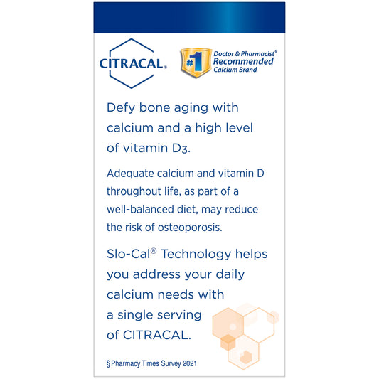 Citracal Calcium + D3 Slow Release 1200 Coated Tablets