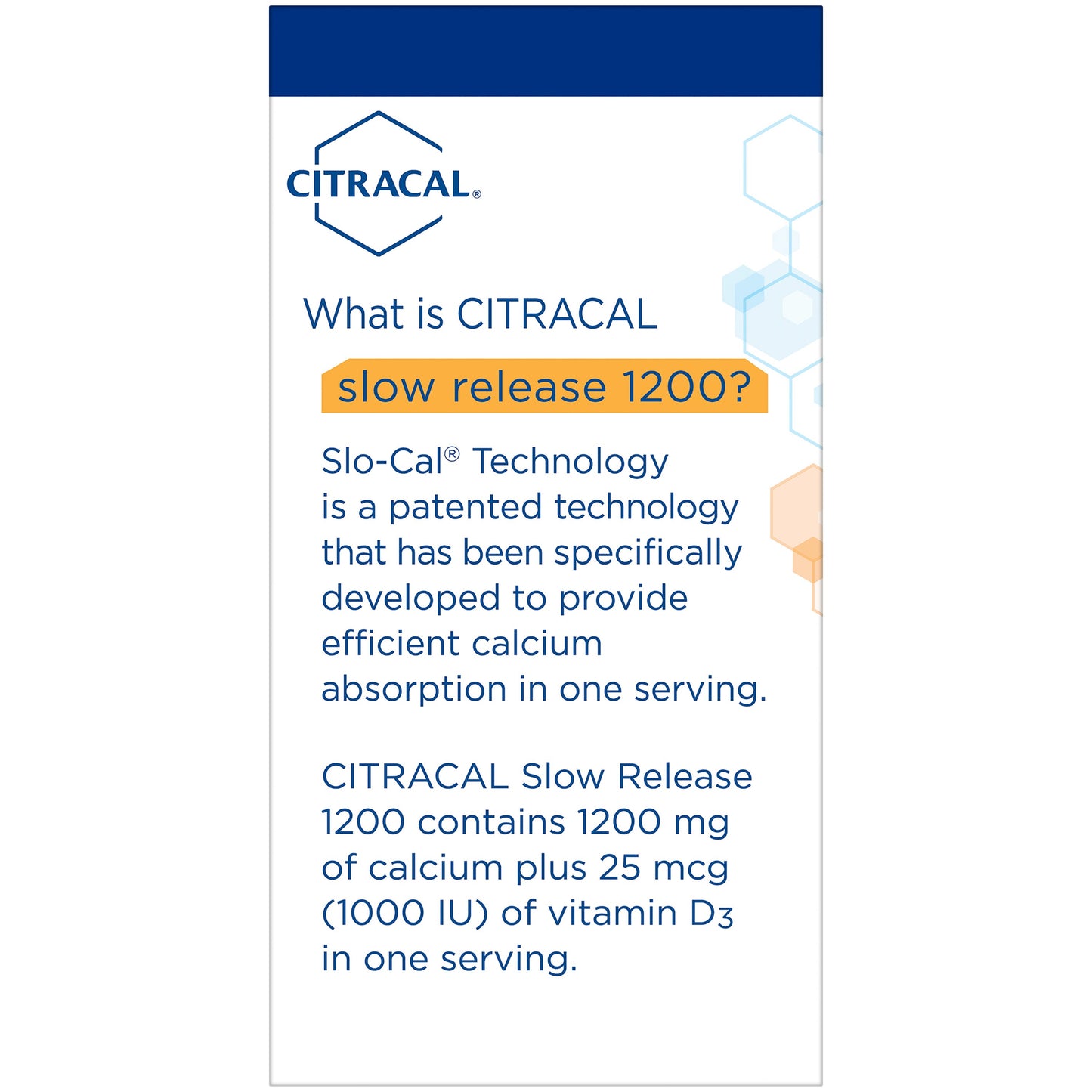 Citracal Calcium + D3 Slow Release 1200 Coated Tablets