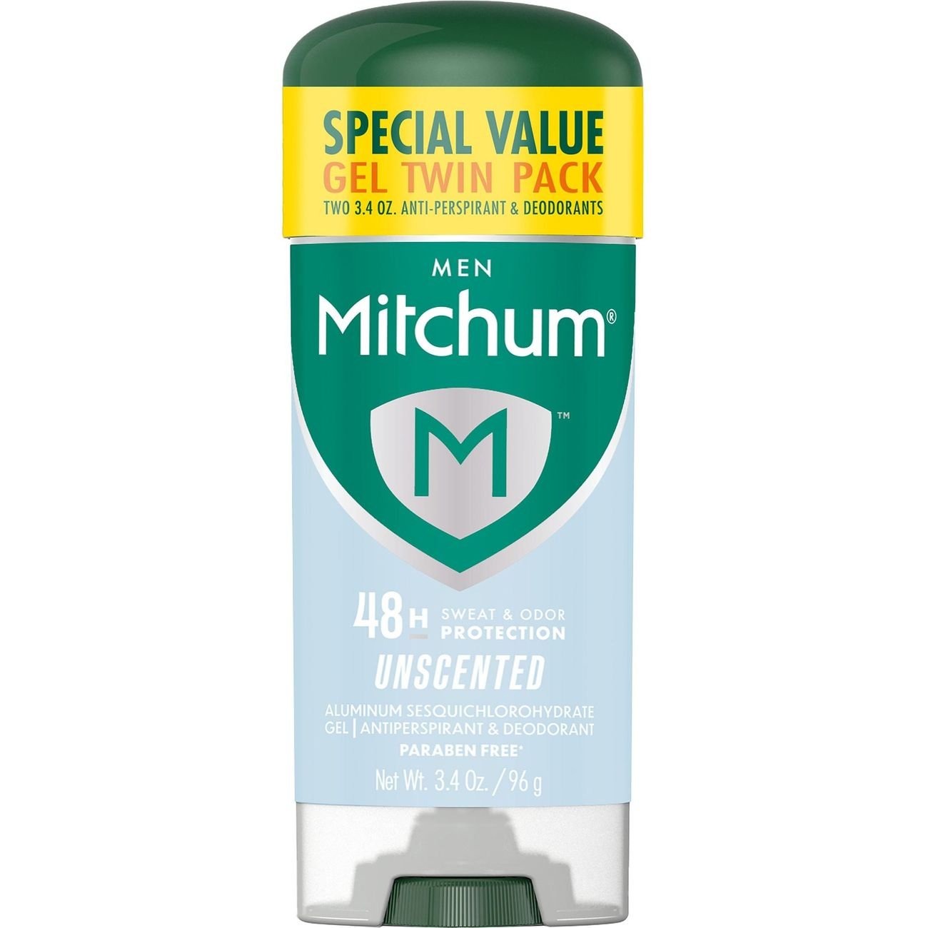 Mitchum Power Gel Unscented Antiperspirant & Deodorant