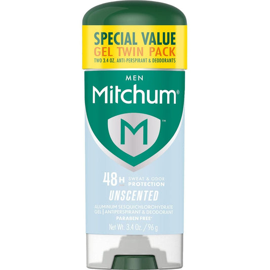Mitchum Power Gel Unscented Antiperspirant & Deodorant