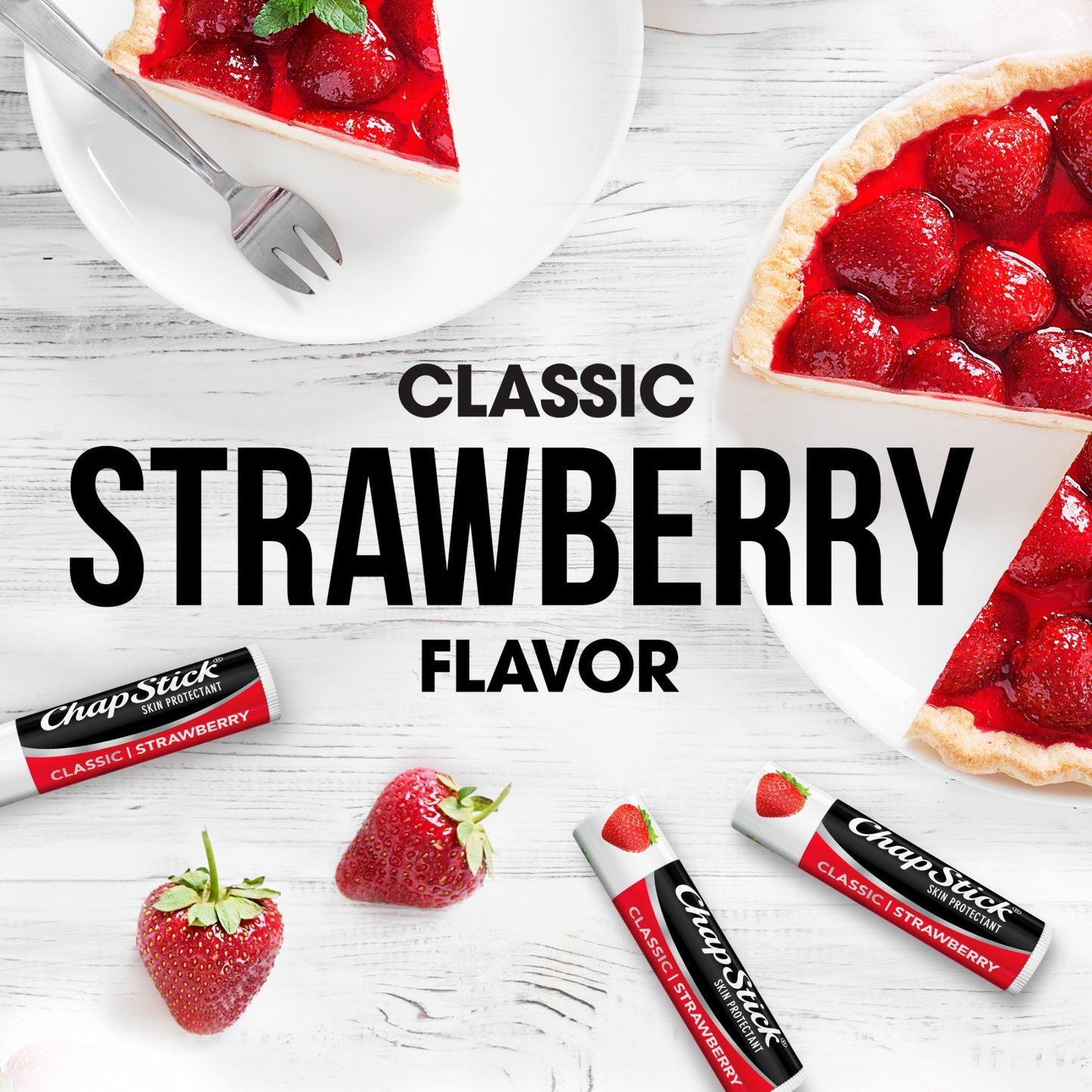 ChapStick Lip Balm Tube - Classic Strawberry