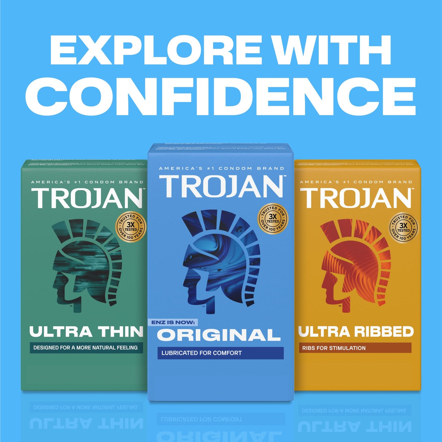 Trojan ENZ Lubricated Condoms