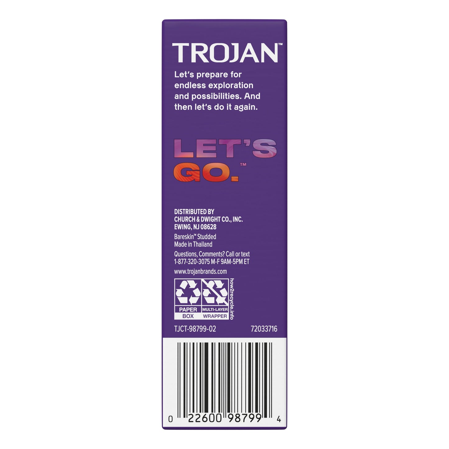 Trojan Pleasure Pack Lubricated Condoms