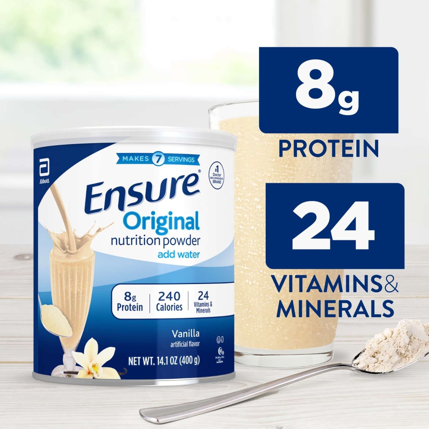 Ensure Original 8g Protein Nutrition Powder Shake Mix - Vanilla