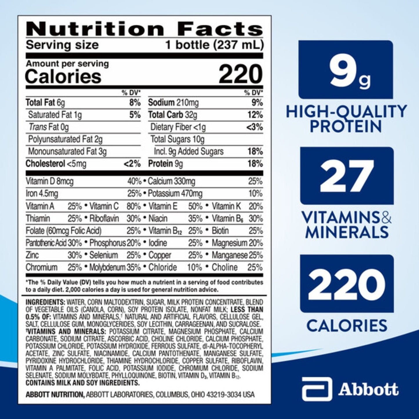Ensure Original 8g Protein Nutrition Powder Shake Mix - Vanilla