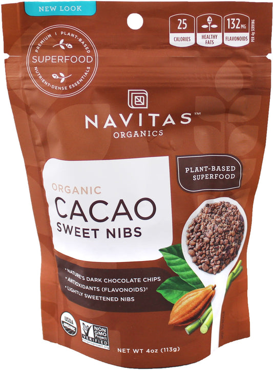 Navitas Organics Cacao Sweet Nibs