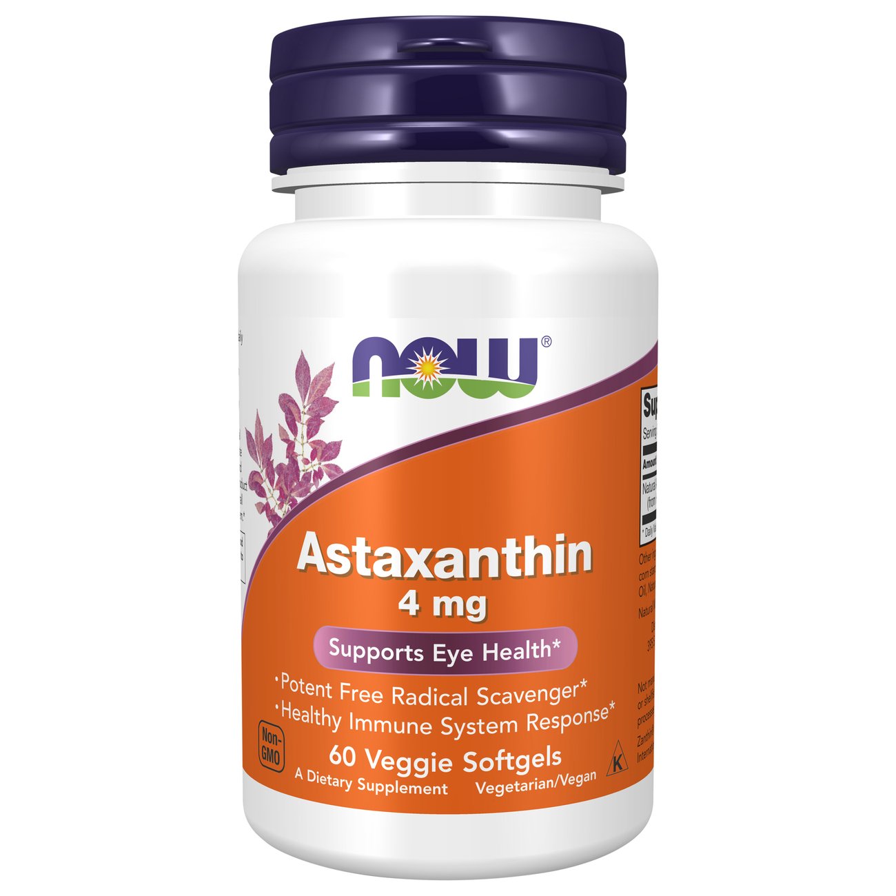 NOW Astaxanthin 4 mg Veggie Softgels