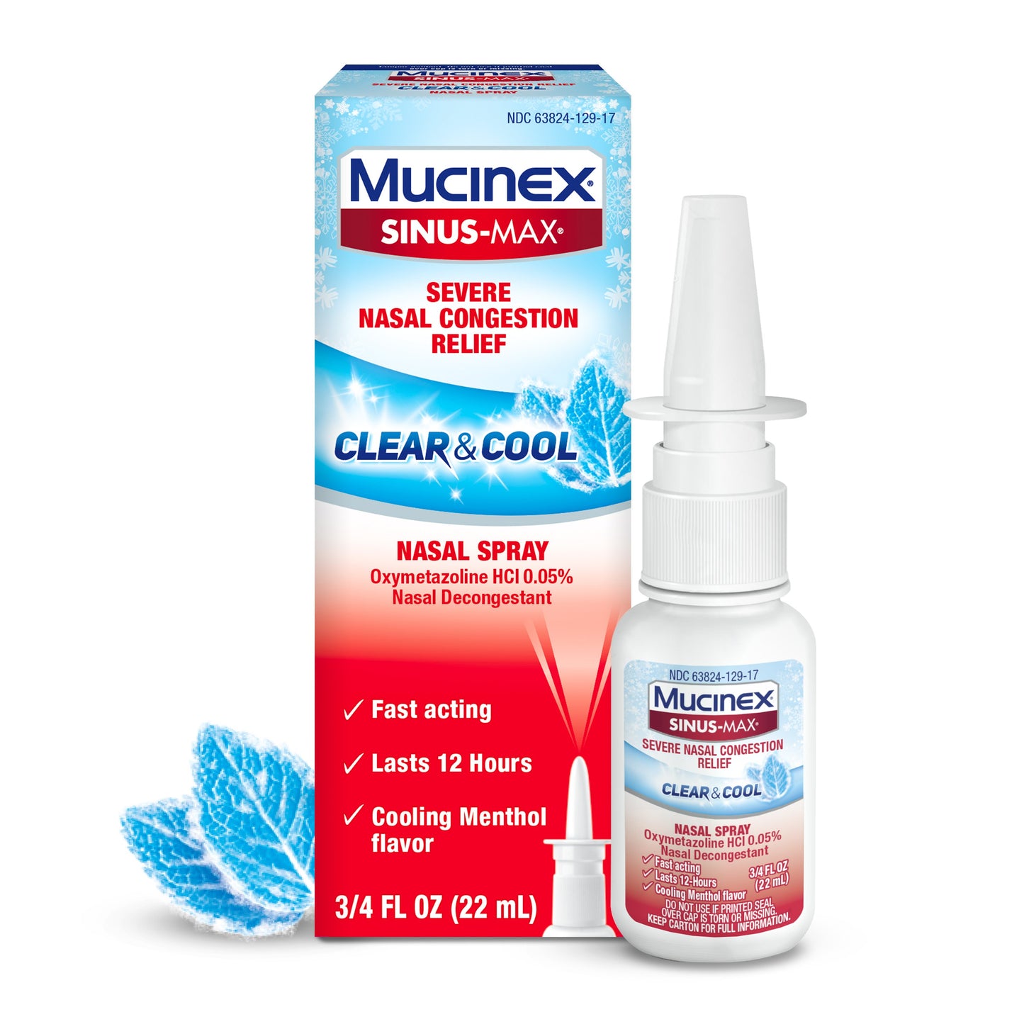 Mucinex SINUS-MAX Nasal Spray Clear & Cool