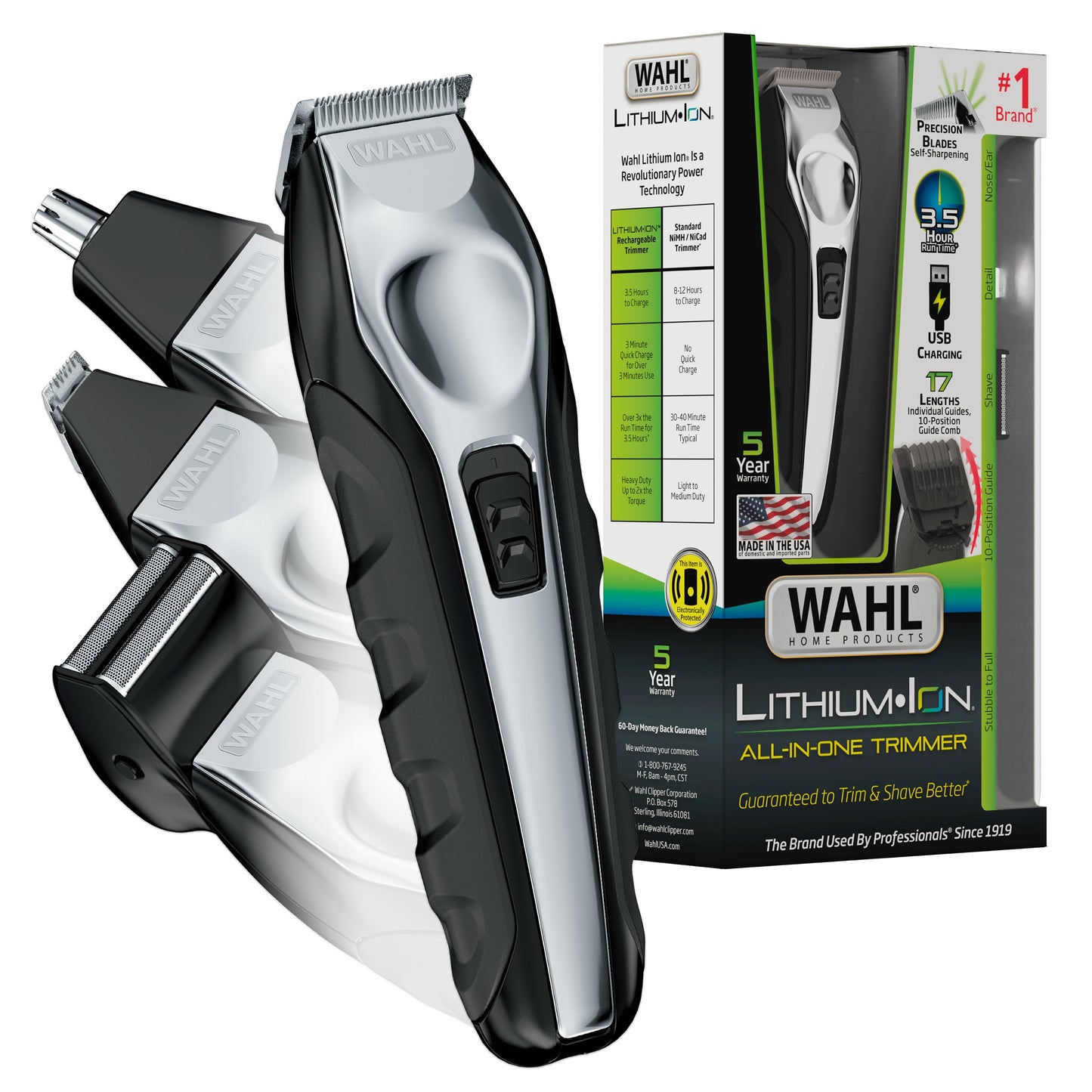 Wahl All-in-one Rechargeable Lithium Ion Grooming Kit
