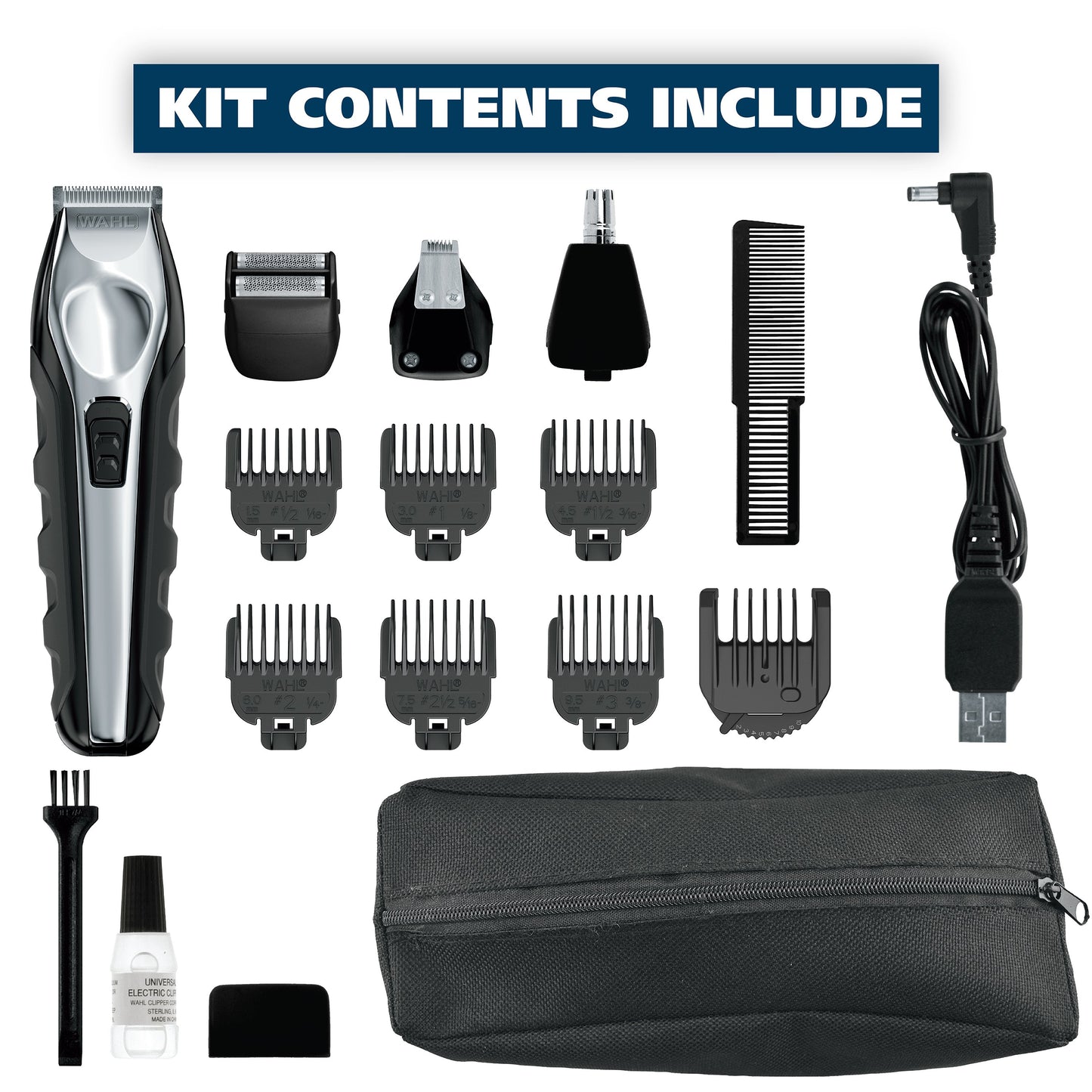 Wahl All-in-one Rechargeable Lithium Ion Grooming Kit