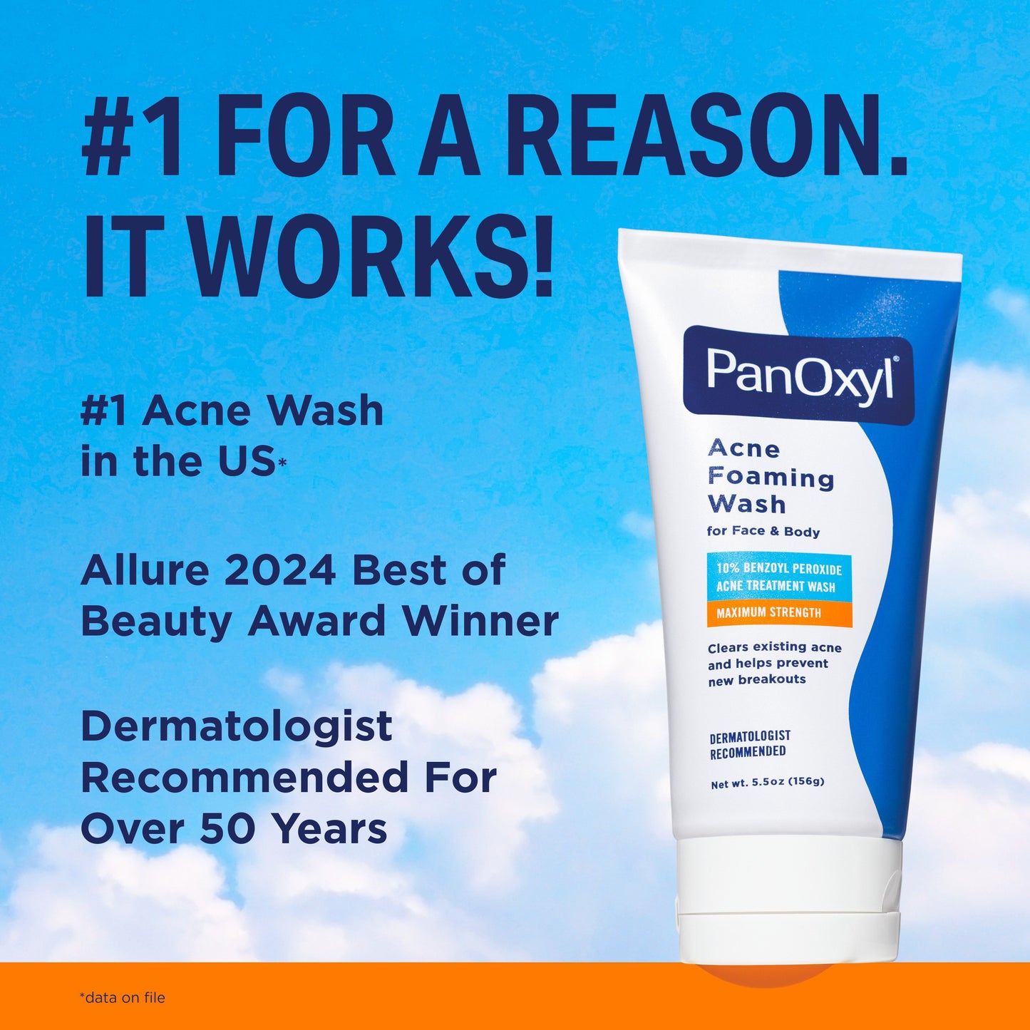 PanOxyl Face & Body Maximum Strength Acne Foaming Wash
