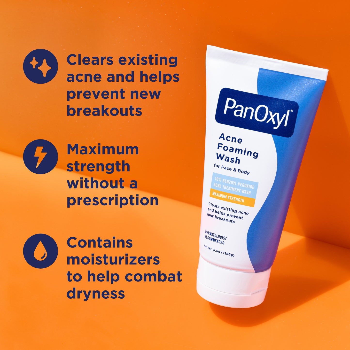 PanOxyl Face & Body Maximum Strength Acne Foaming Wash
