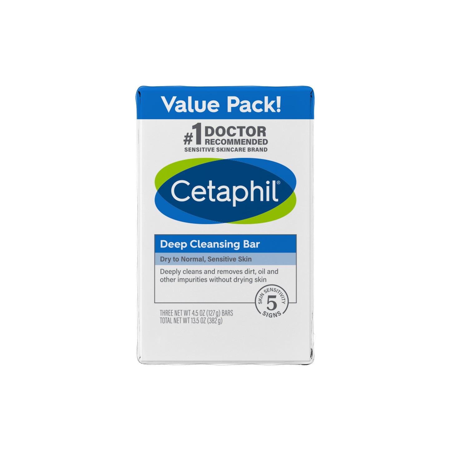 Cetaphil Deep Cleansing Bar 3 pk