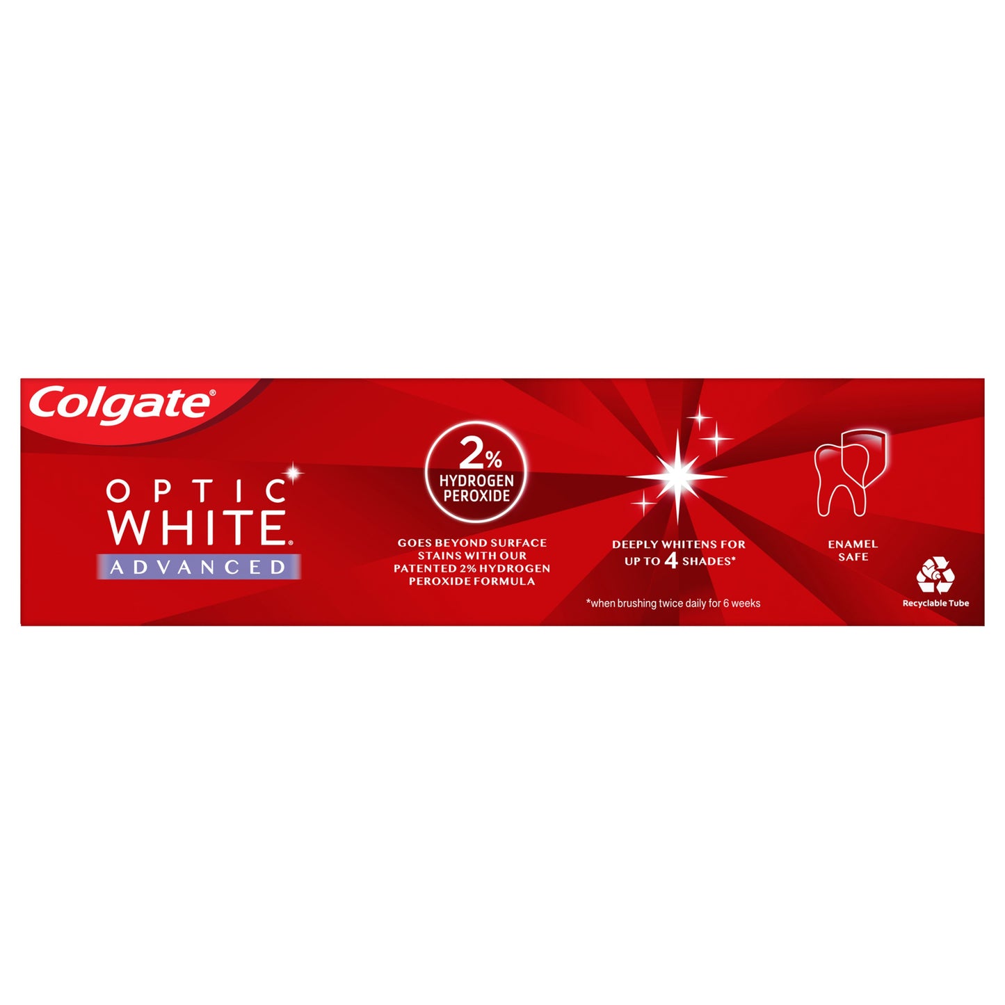 Colgate Optic White Advanced Anticavity Toothpaste - Sparkling White