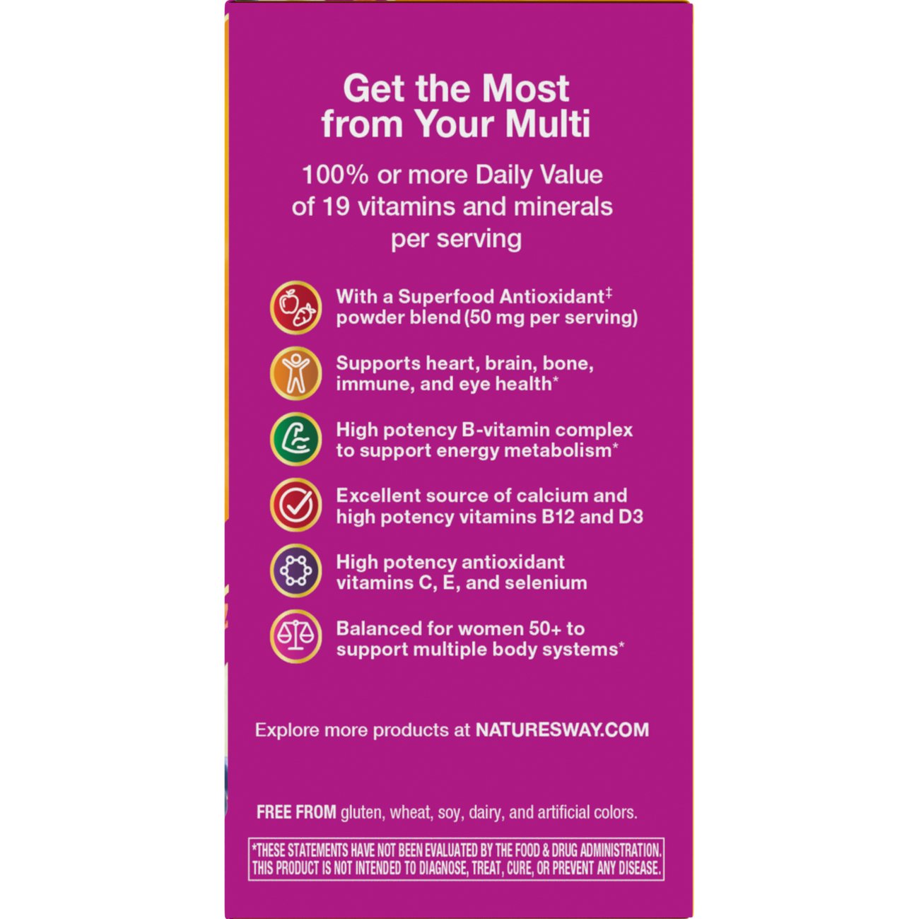 Nature's Way Alive! Women's 50+ Complete Daily Multivitamin Tablets