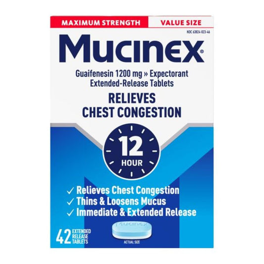 Mucinex SE - Max Strength Extended Release Tablets