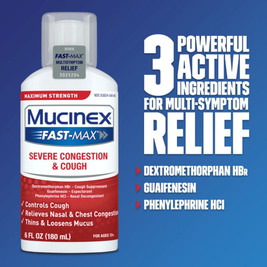 Mucinex Fast-Max Severe Congestion and Cough Liquid