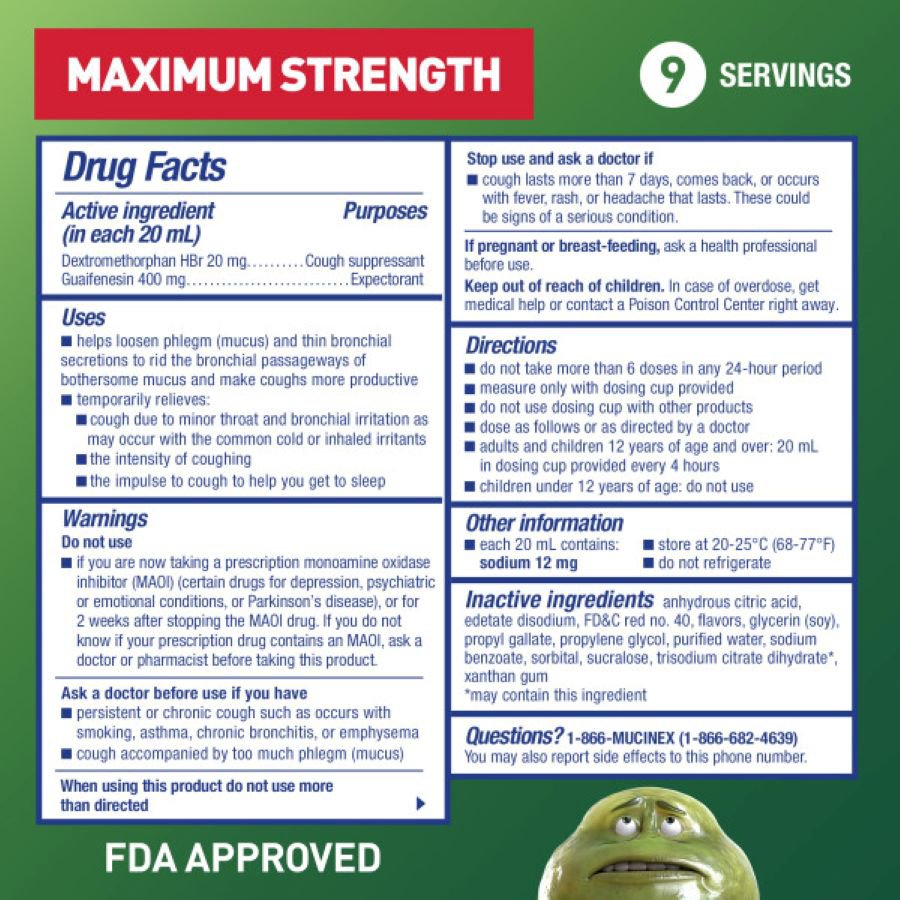 Mucinex FAST-MAX DM Cough & Chest Congestion Adult Liquid