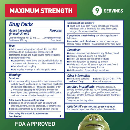 Mucinex FAST-MAX DM Cough & Chest Congestion Adult Liquid