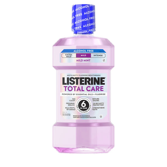 Listerine Total Care Zero Alcohol Anticavity Mouthwash - Fresh Mint