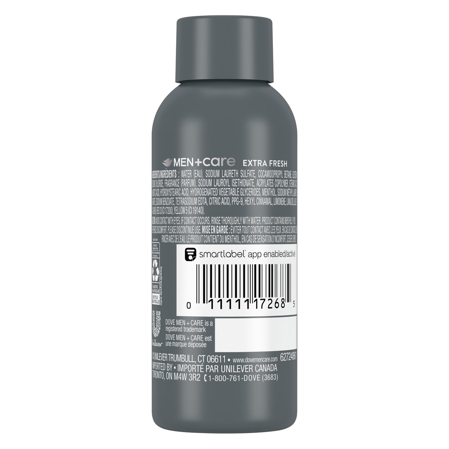 Dove Men+Care Travel Size Body Wash - Extra Fresh