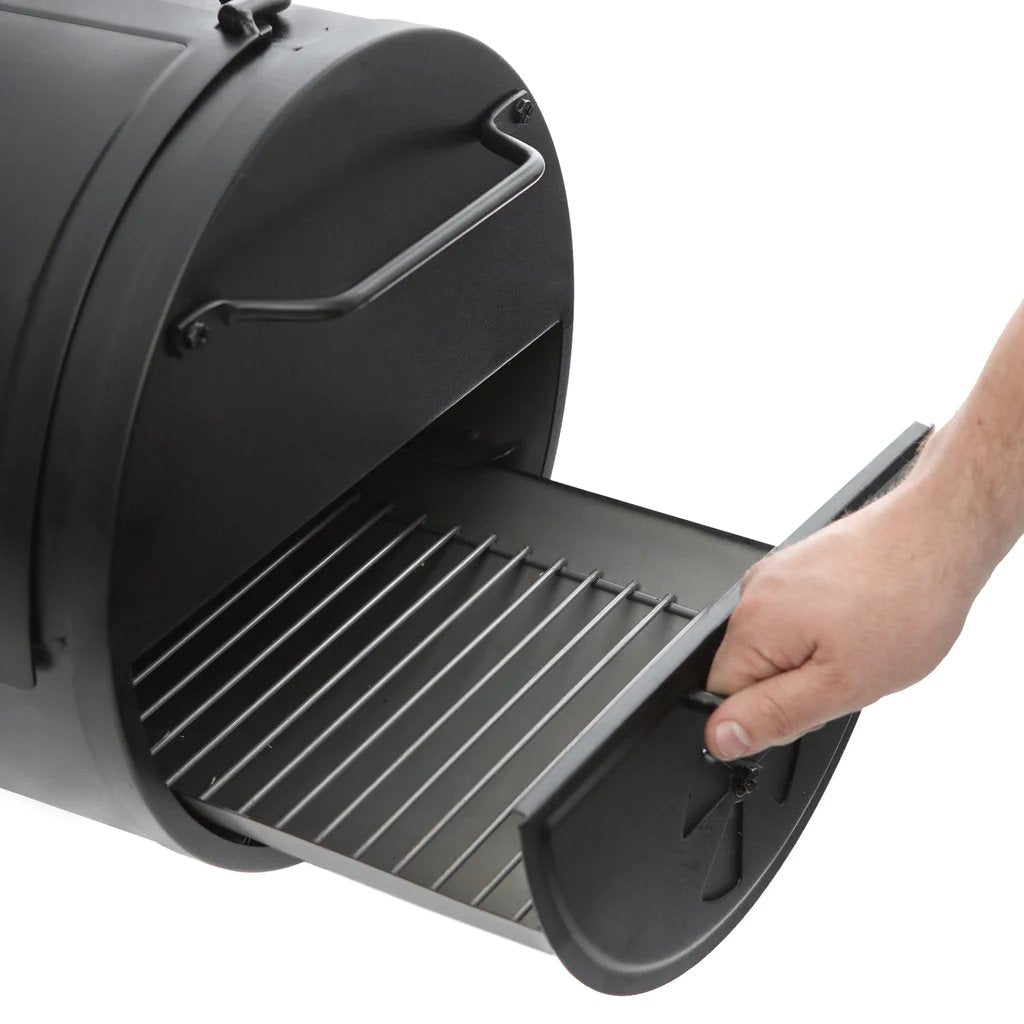 Char-Griller Portable Charcoal Grill & Side Fire Box