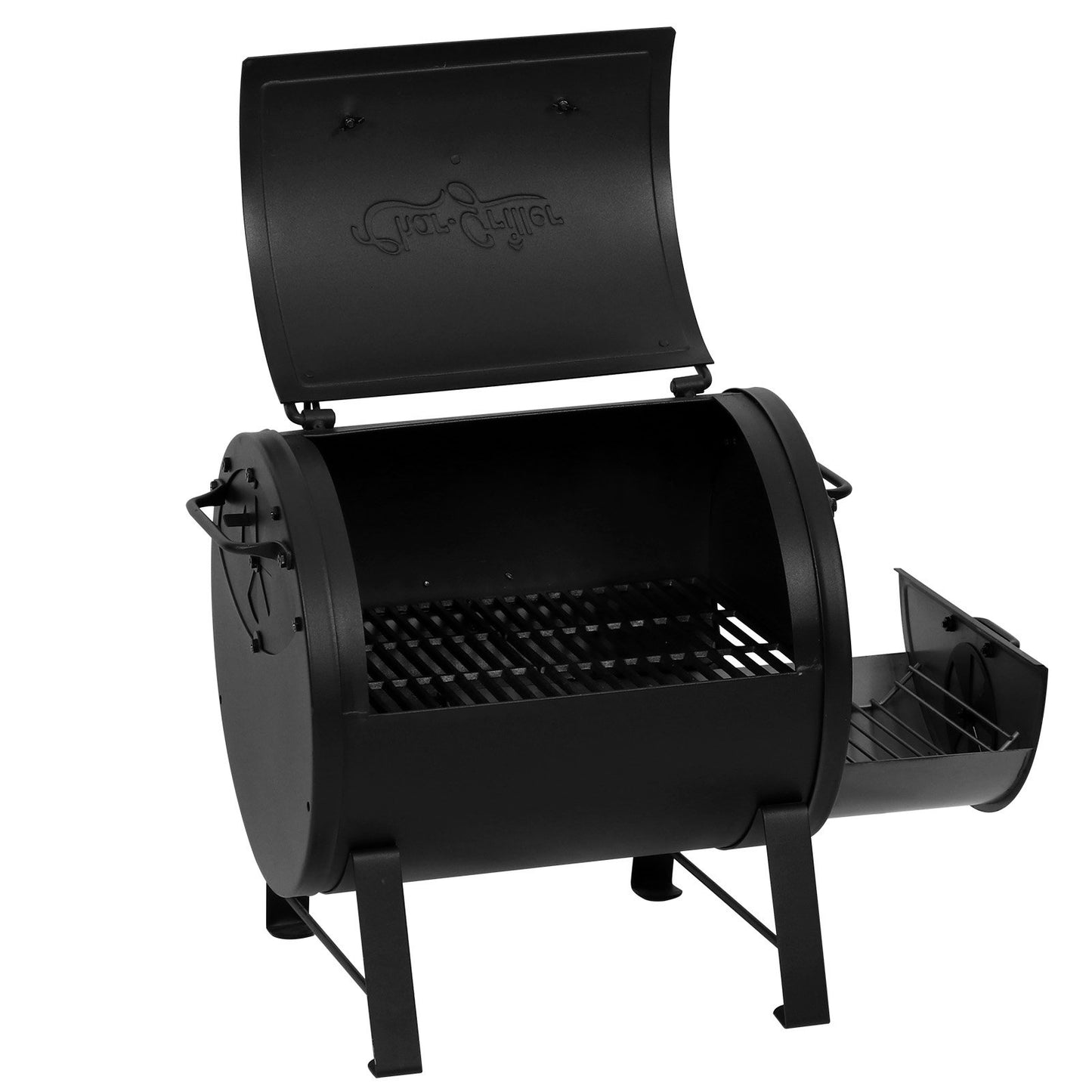 Char-Griller Portable Charcoal Grill & Side Fire Box
