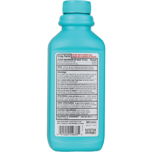 H-E-B Antacid Supreme Cherry Flavor